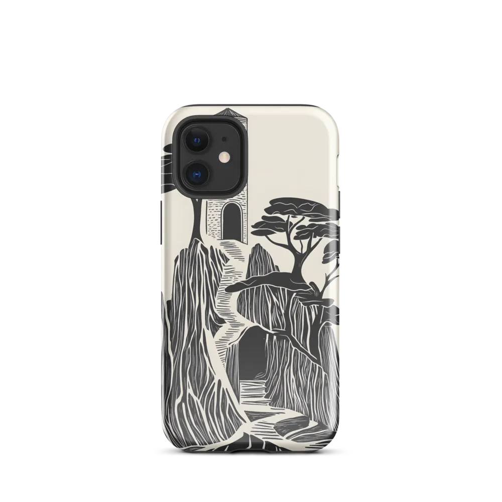 Echoes of a Mystical Tower | Phone Case |  12 mini | Tough Case | Glossy