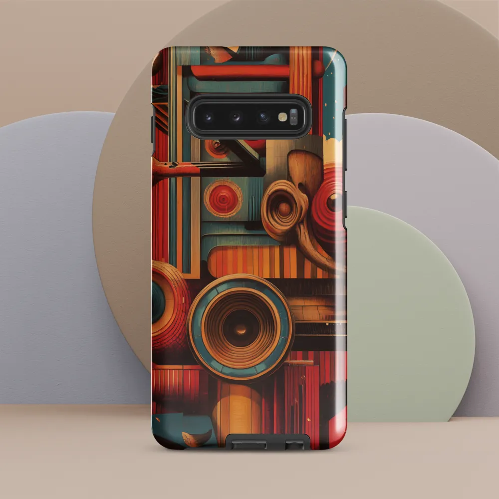 Geometric Symphony | Phone Case |  S10 Plus | Tough Case | Glossy