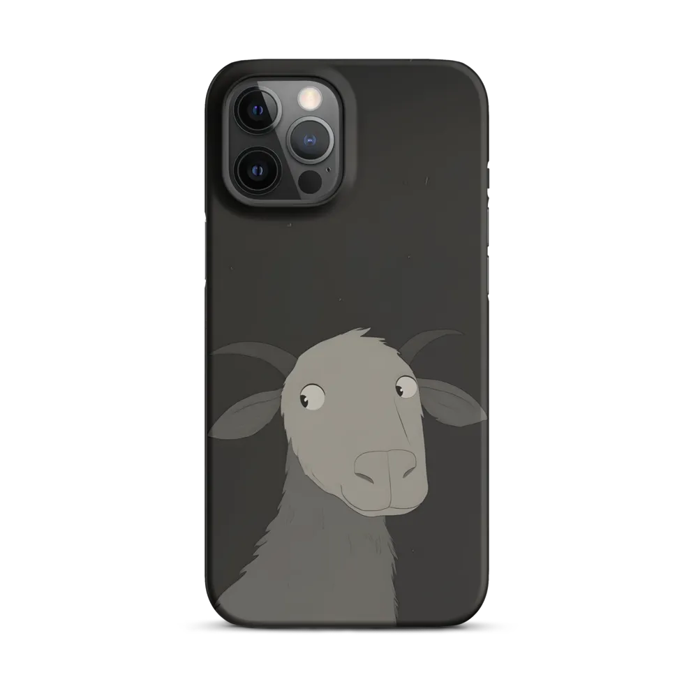 Whimsical Goat in Darkness