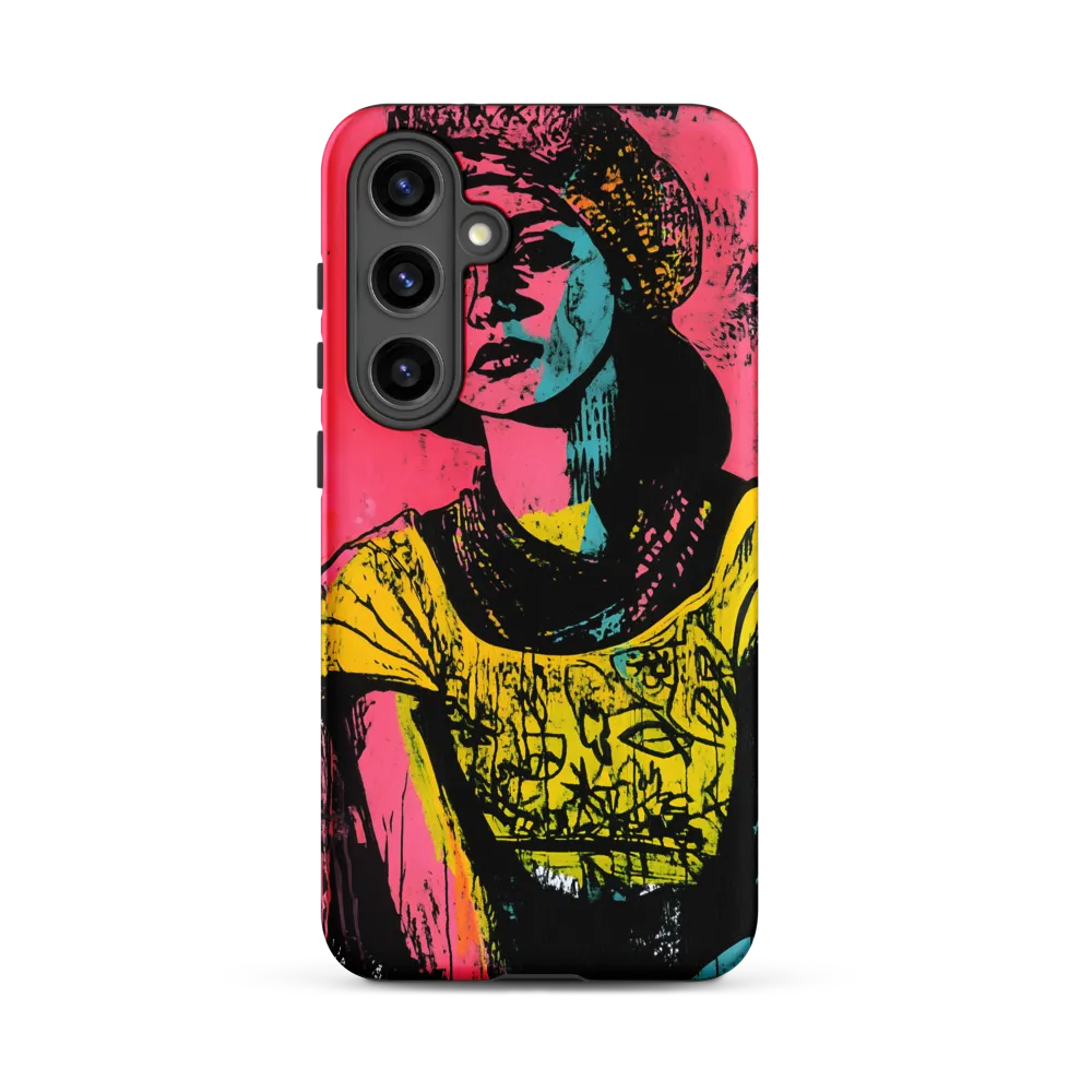 Urban Elegance: A Graffiti Portrait