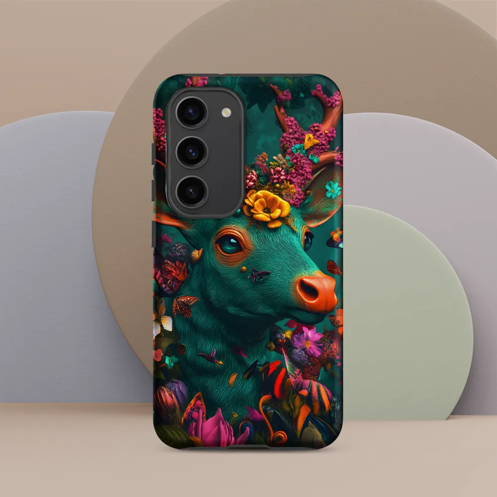 Whimsical Blossoms of the Enchanted Forest | Phone Case |  S23 | Tough Case | Matte