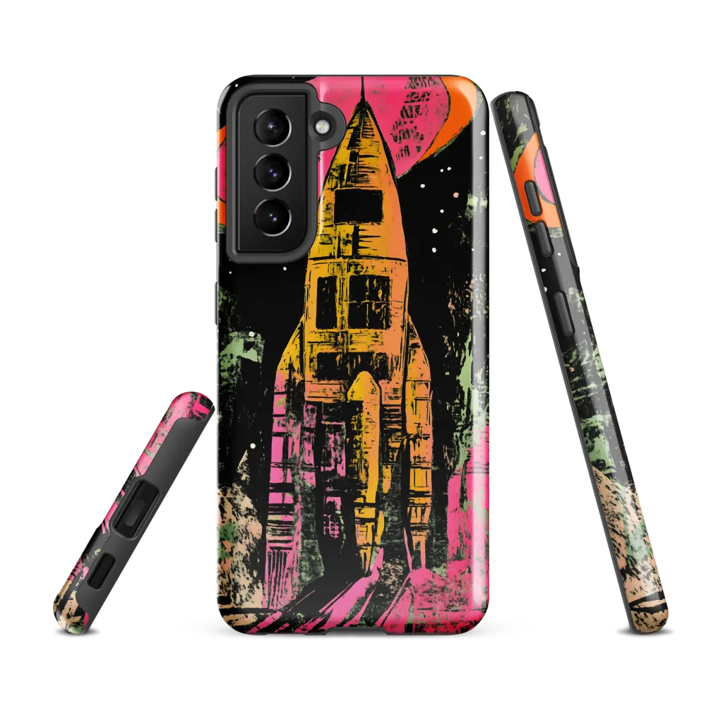 Cosmic Voyage: A Surreal Rocket Adventure