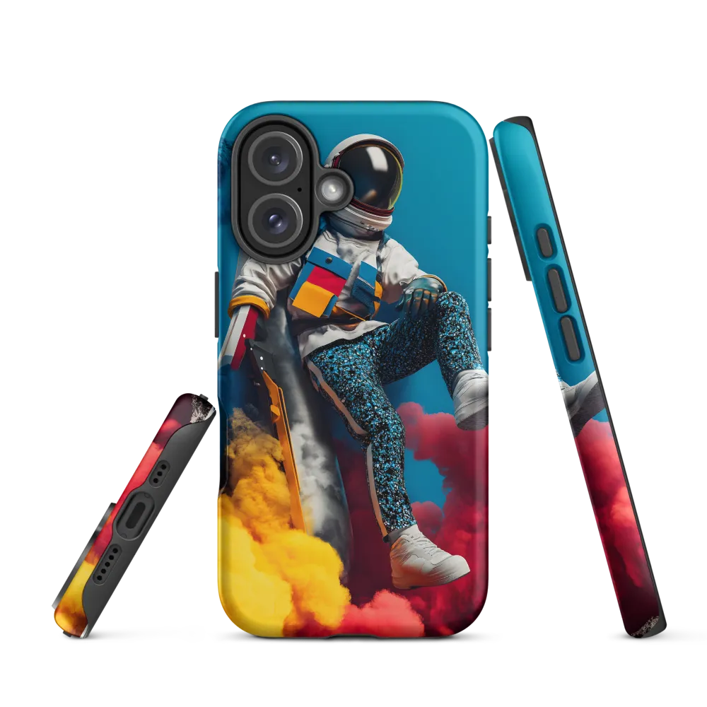 Lift Off: A Colorful Cosmic Journey | Phone Case