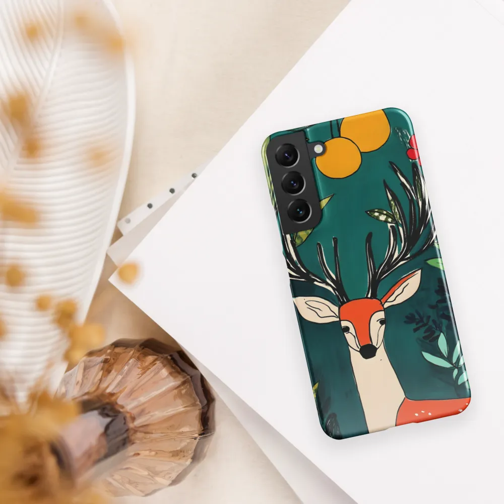 Nature's Embrace: The Majestic Deer | Phone Case |  S22 Plus | Snap Case | Glossy