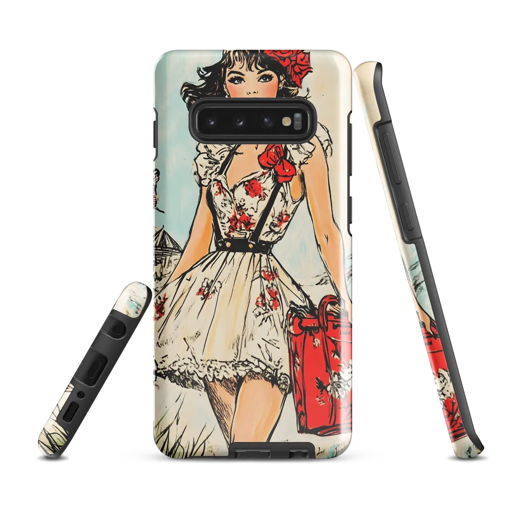 Blossom Elegance | Phone Case |  S10 Plus | Tough Case | Glossy