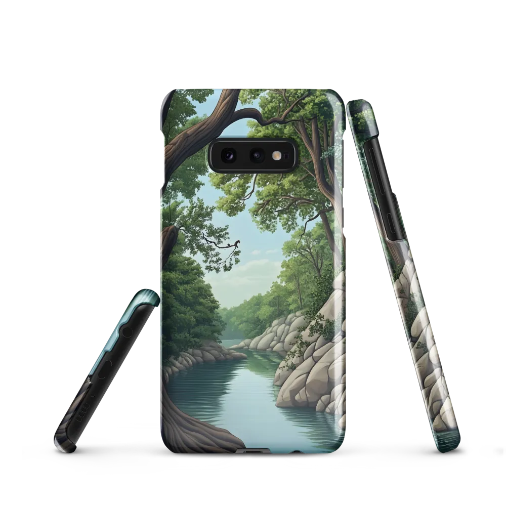 Tranquil Reflections: A Serene River Landscape