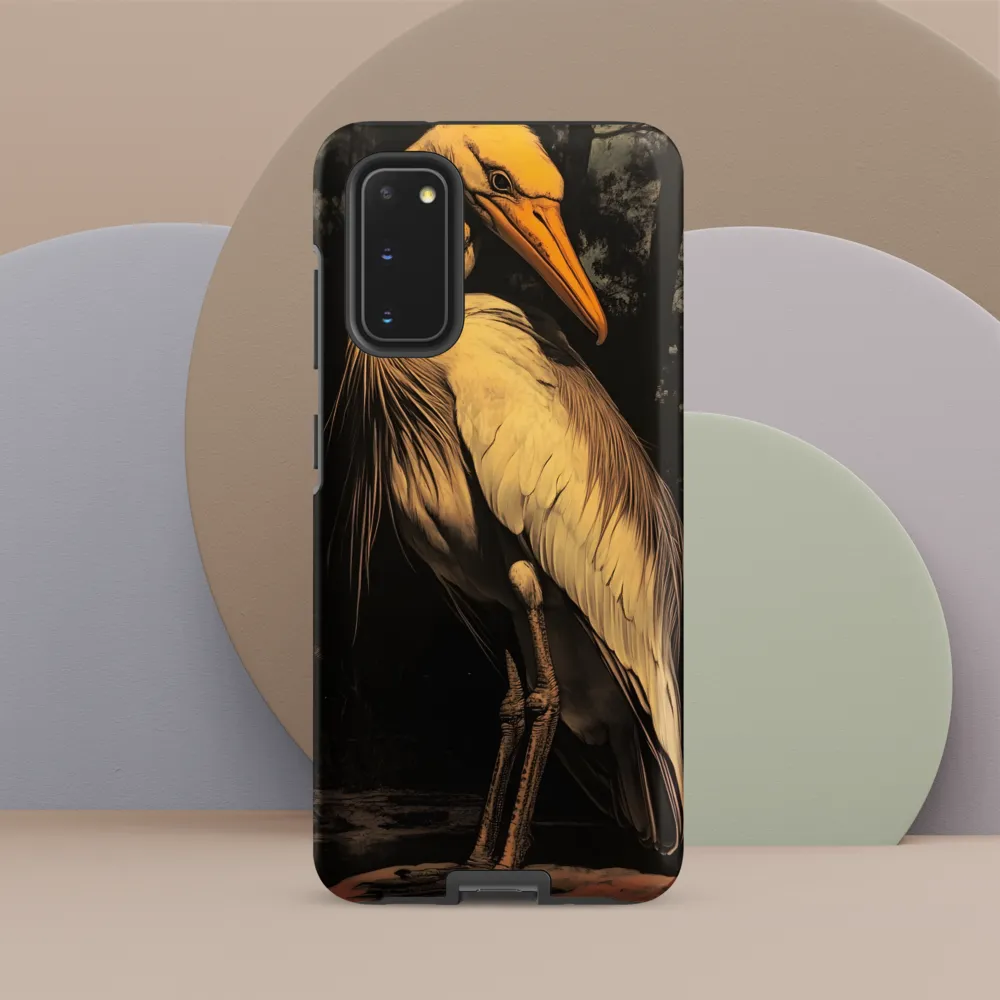 Majestic Egret in Twilight