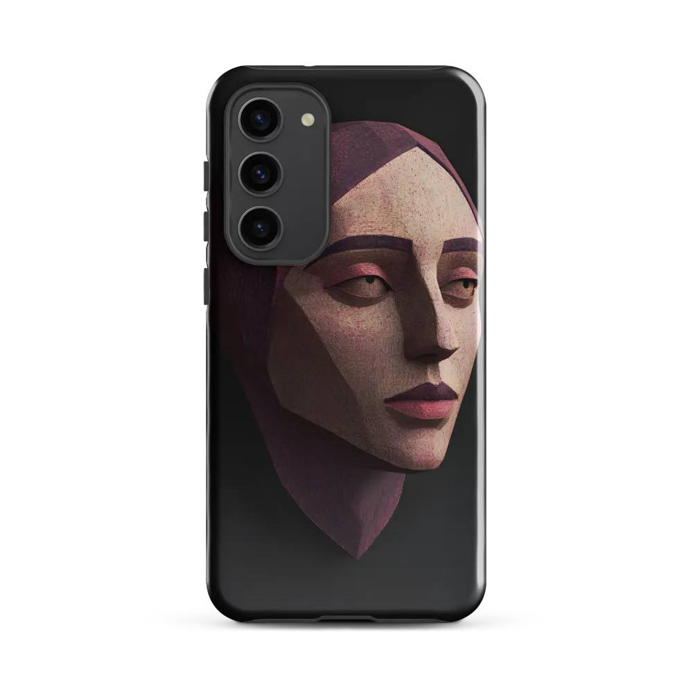 Geometric Elegance: A Contemporary Portrait