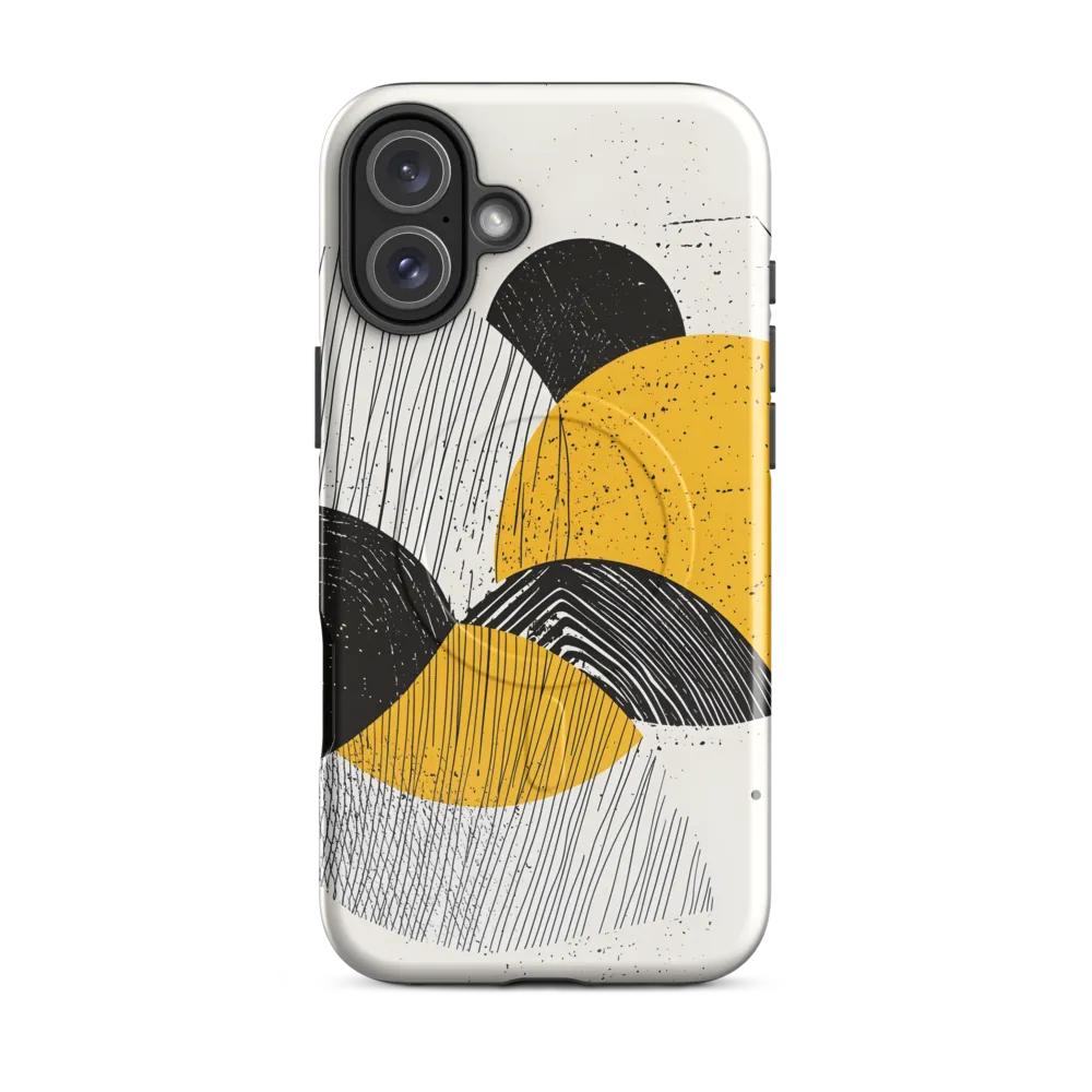 Dynamic Harmony in Black and Yellow