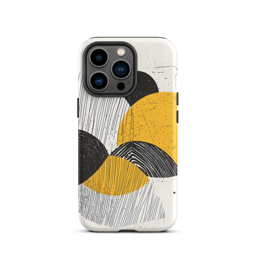Dynamic Harmony in Black and Yellow