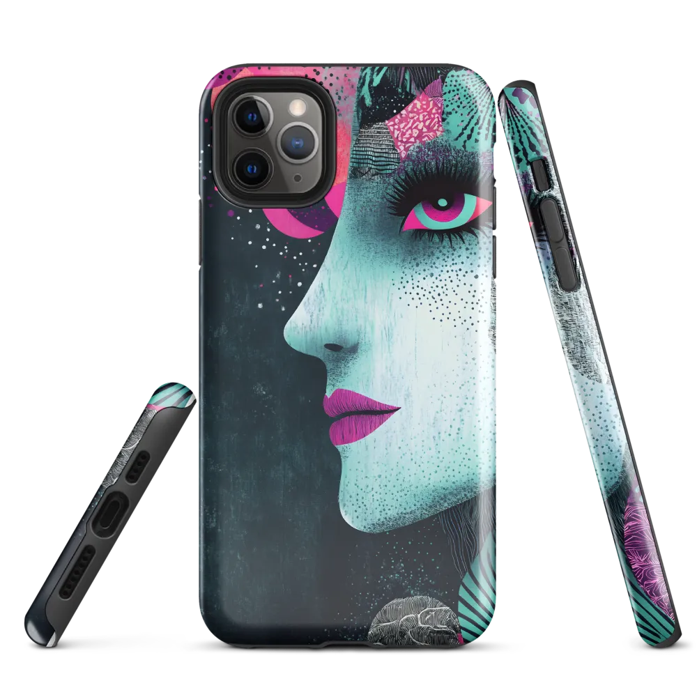 Mystical Beauty in Blue and Pink | Phone Case |  11 Pro Max | Tough Case | Glossy