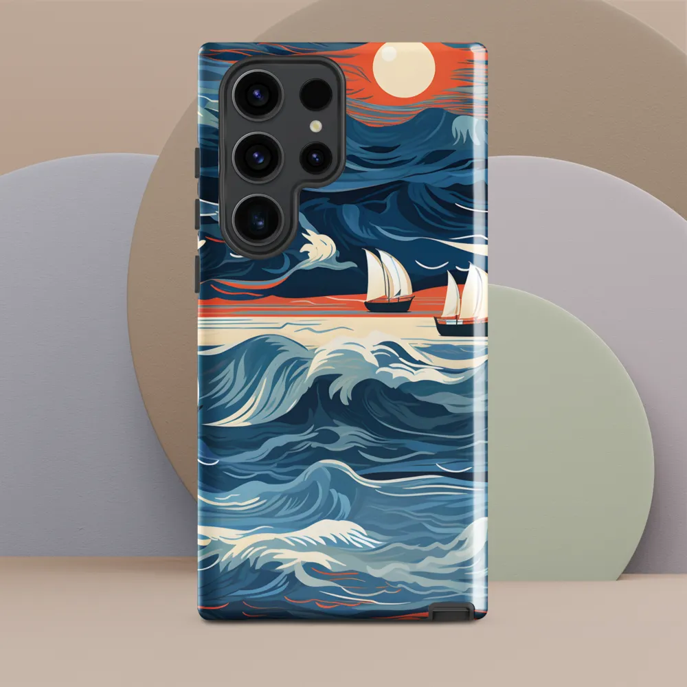 Ocean Whispers: A Voyage at Dusk