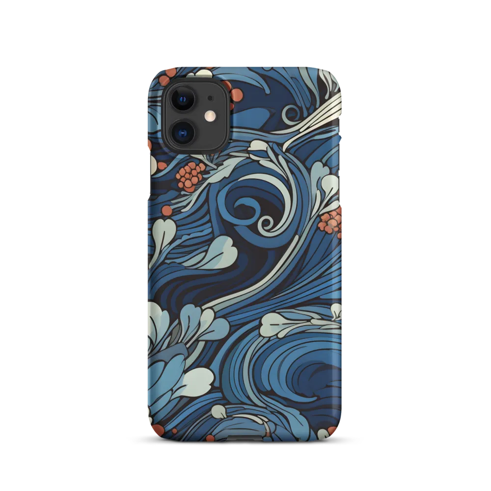Nature's Elegance: An Oceanic Tapestry | Phone Case |  11 | Snap Case | Matte