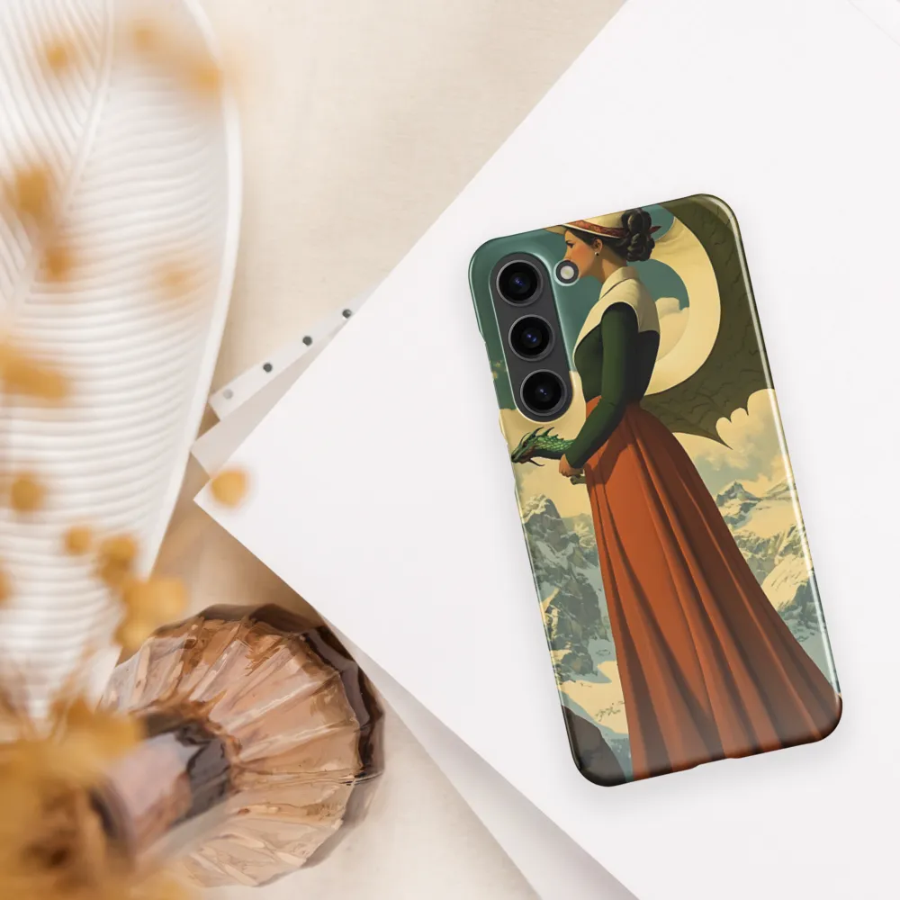 Mystic Harmony: The Dragon Keeper | Phone Case |  S23 Plus | Snap Case | Glossy