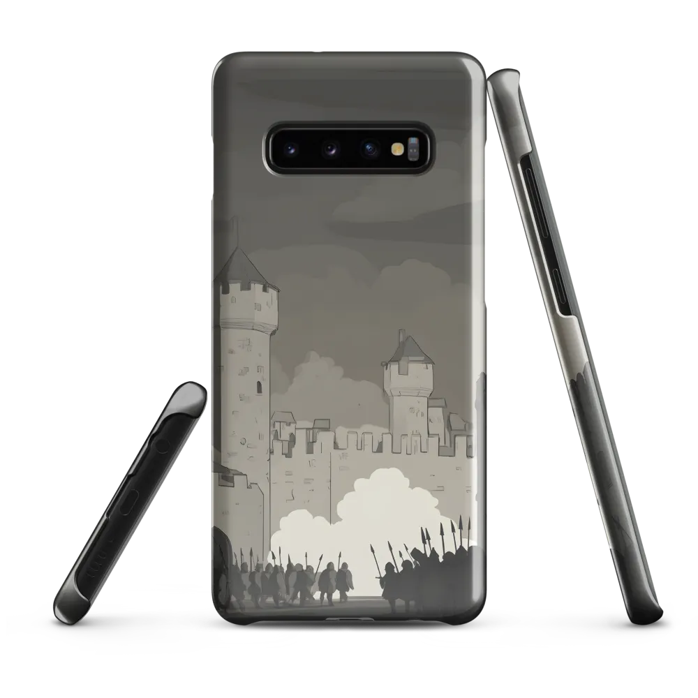 March of Valor: A Medieval Assembly | Phone Case |  S10 Plus | Snap Case | Glossy