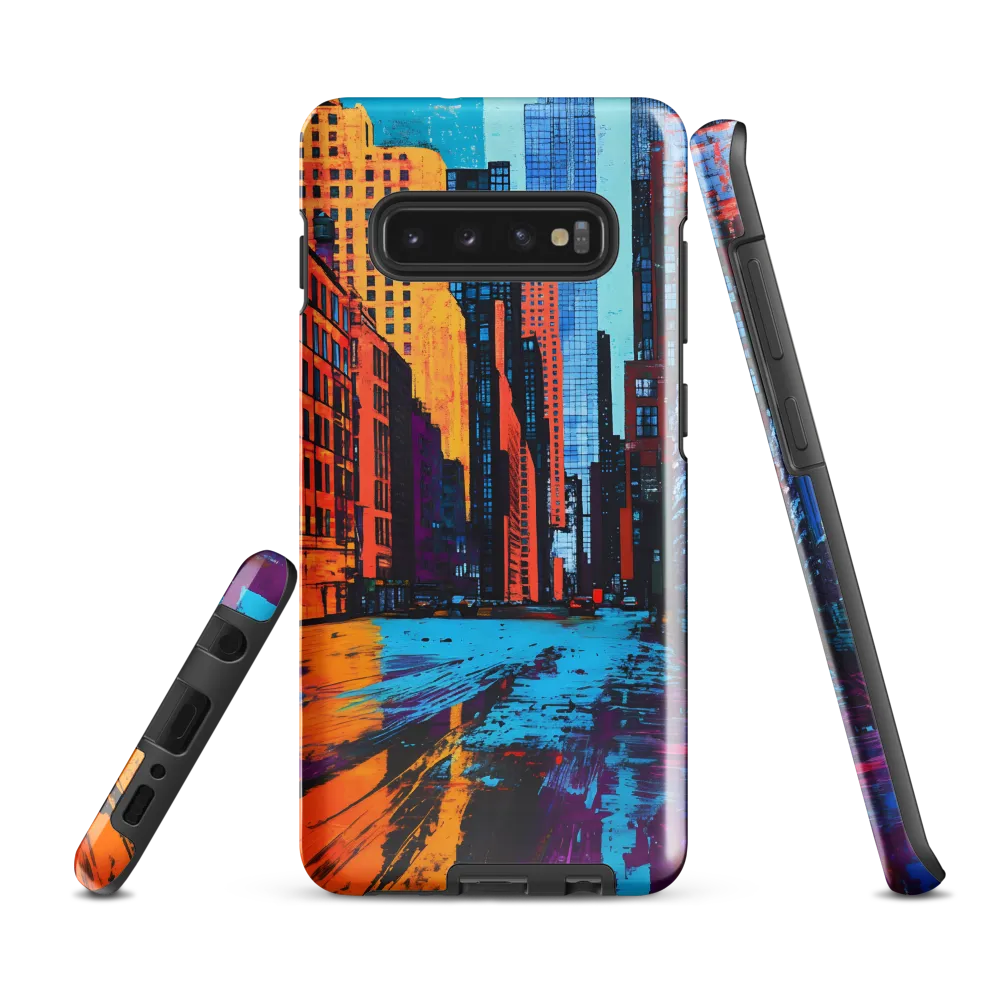 Vibrant Urban Horizons | Phone Case |  S10 Plus | Tough Case | Glossy