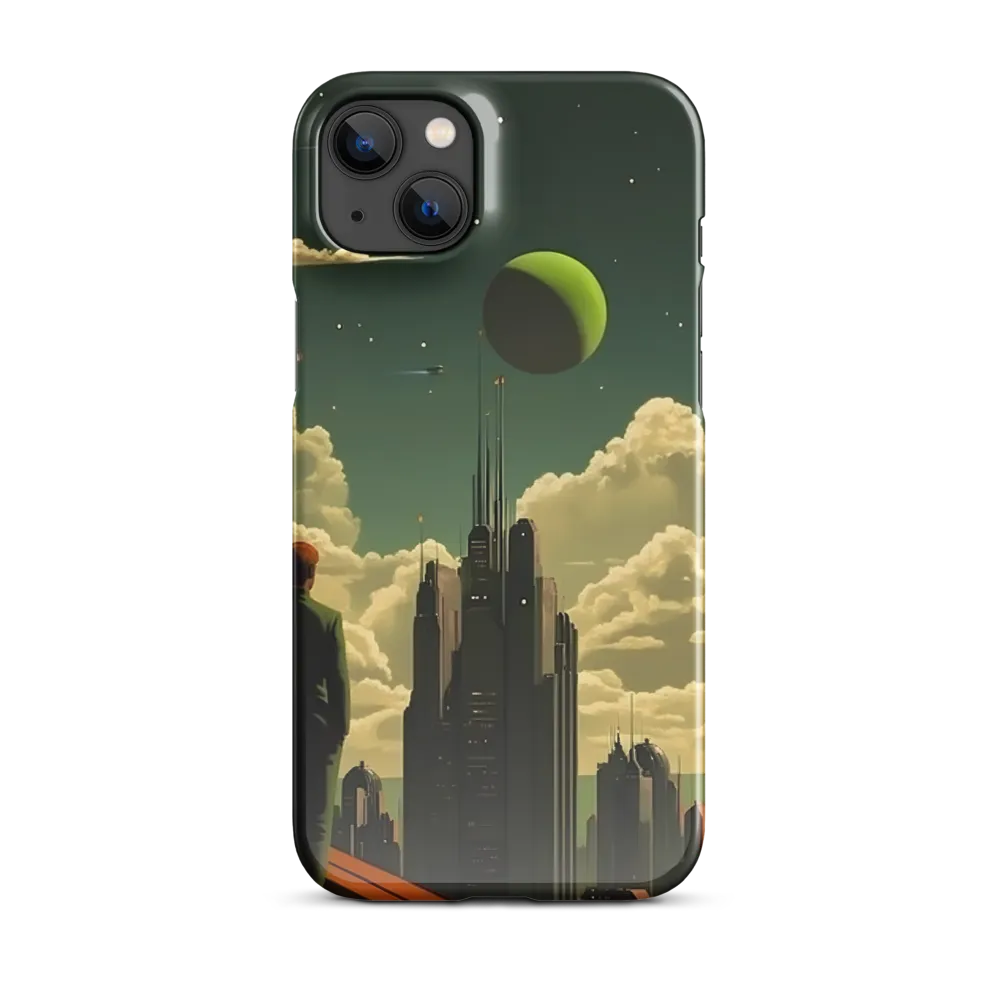 Gaze of Tomorrow: A Futuristic Vision | Phone Case |  14 Plus | Snap Case | Glossy