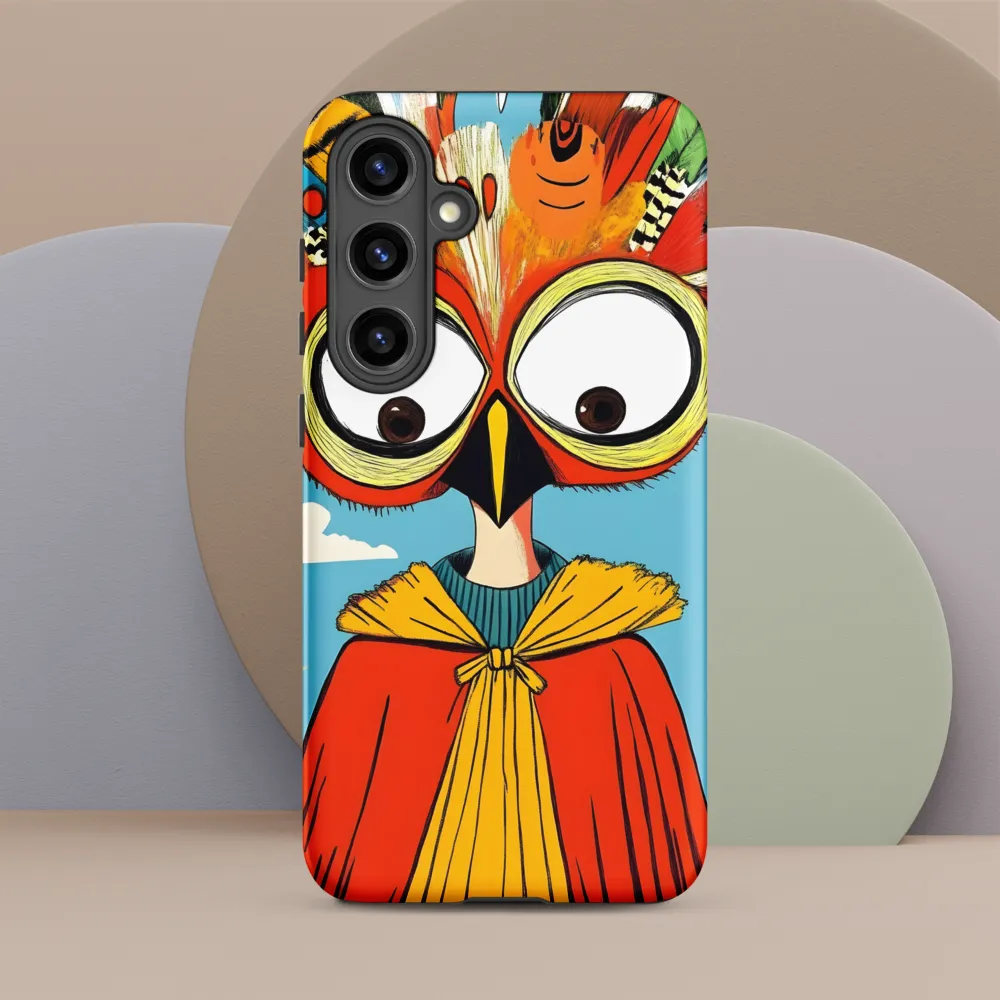 A Whimsical Encounter: The Owl-Human Fusion