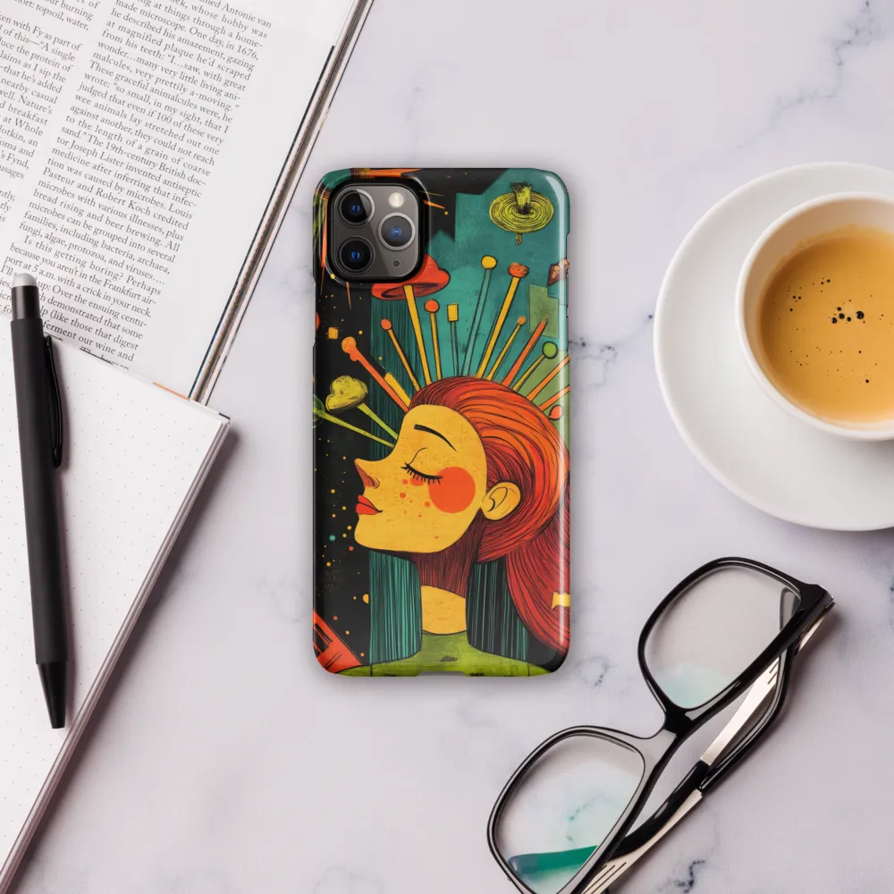 Cosmic Dreams: A Surreal Reflection | Phone Case |  11 Pro Max | Snap Case | Glossy