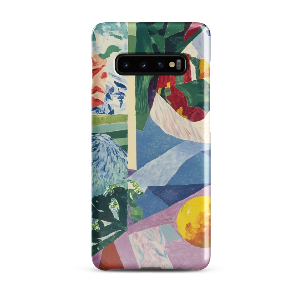 Playful Harmony in Color and Form | Phone Case |  S10 Plus | Snap Case | Glossy