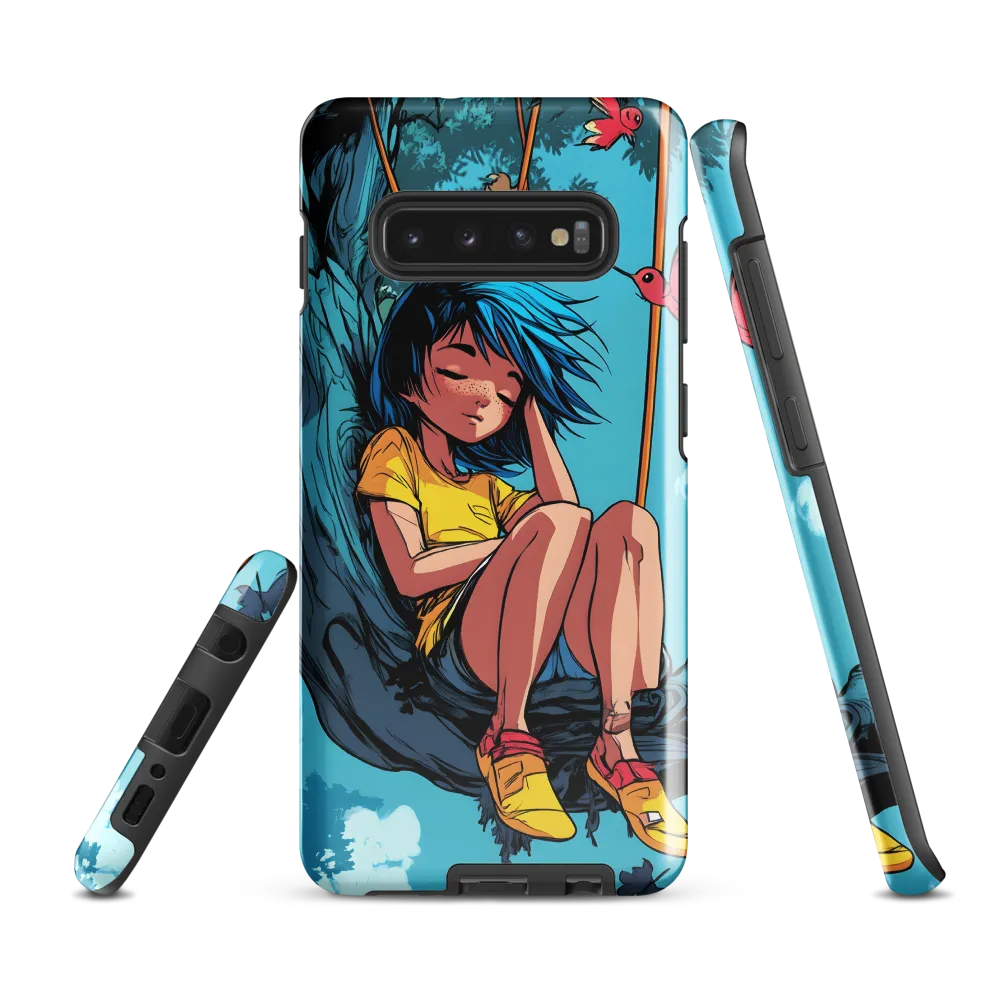 Whimsical Serenity | Phone Case |  S10 Plus | Tough Case | Glossy