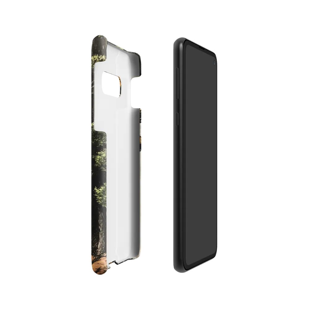The Whispering Skull: A Surreal Encounter with Nature | Phone Case |  S10e | Snap Case | Matte