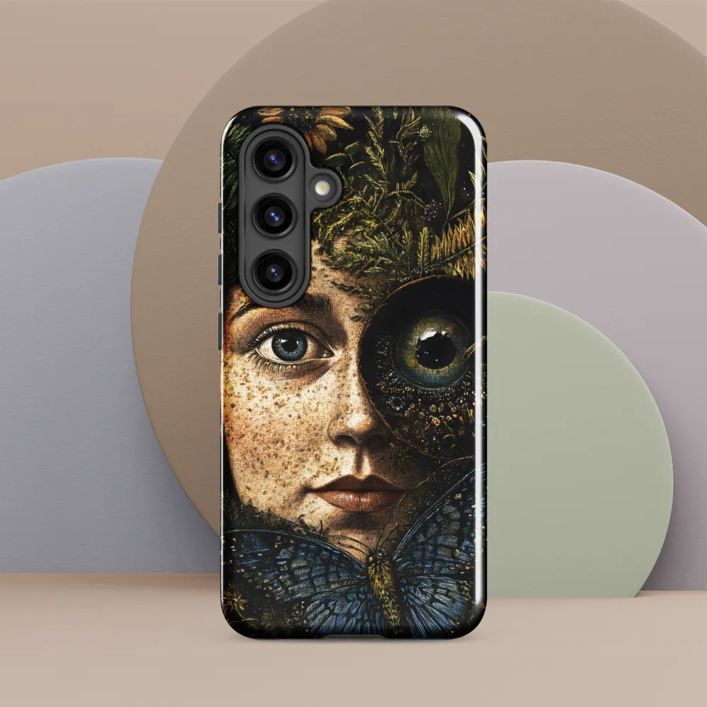 Nature's Embrace: A Surreal Portrait | Phone Case |  S24 | Tough Case | Glossy