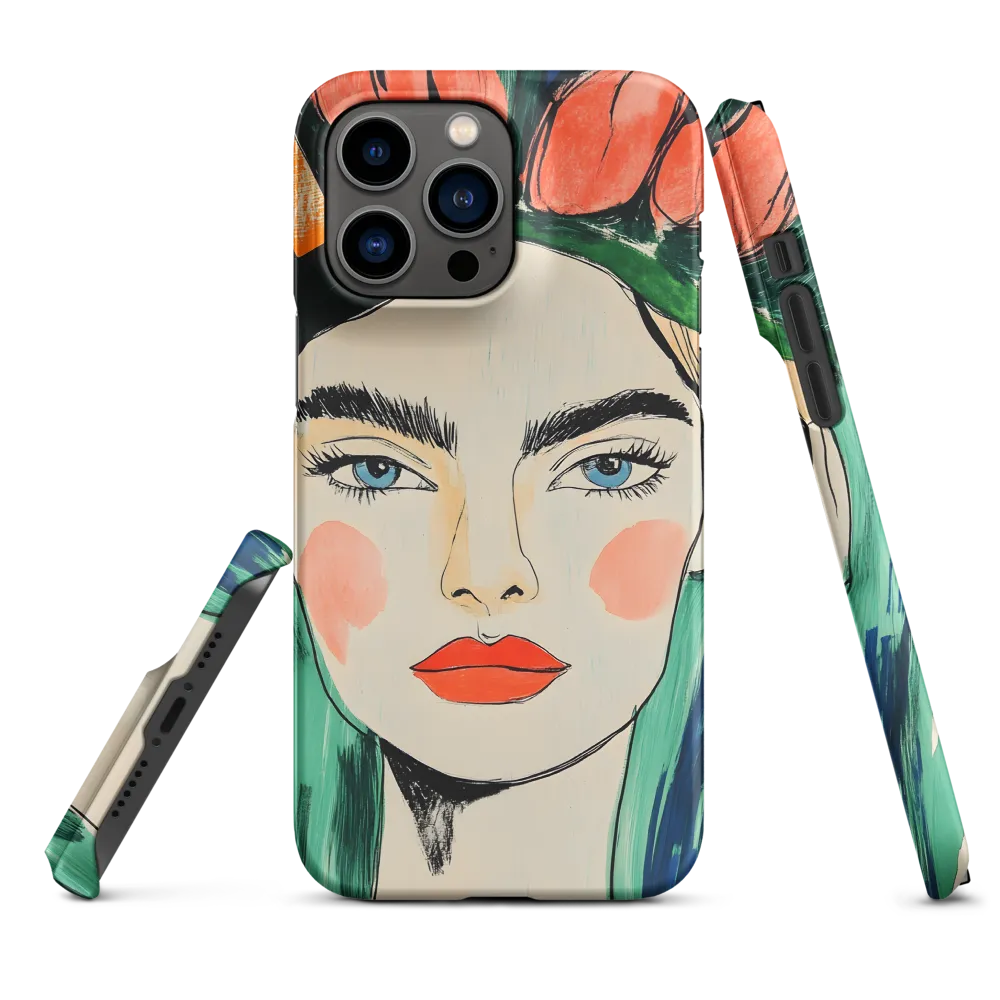 Radiant Bloom: A Serene Portrait