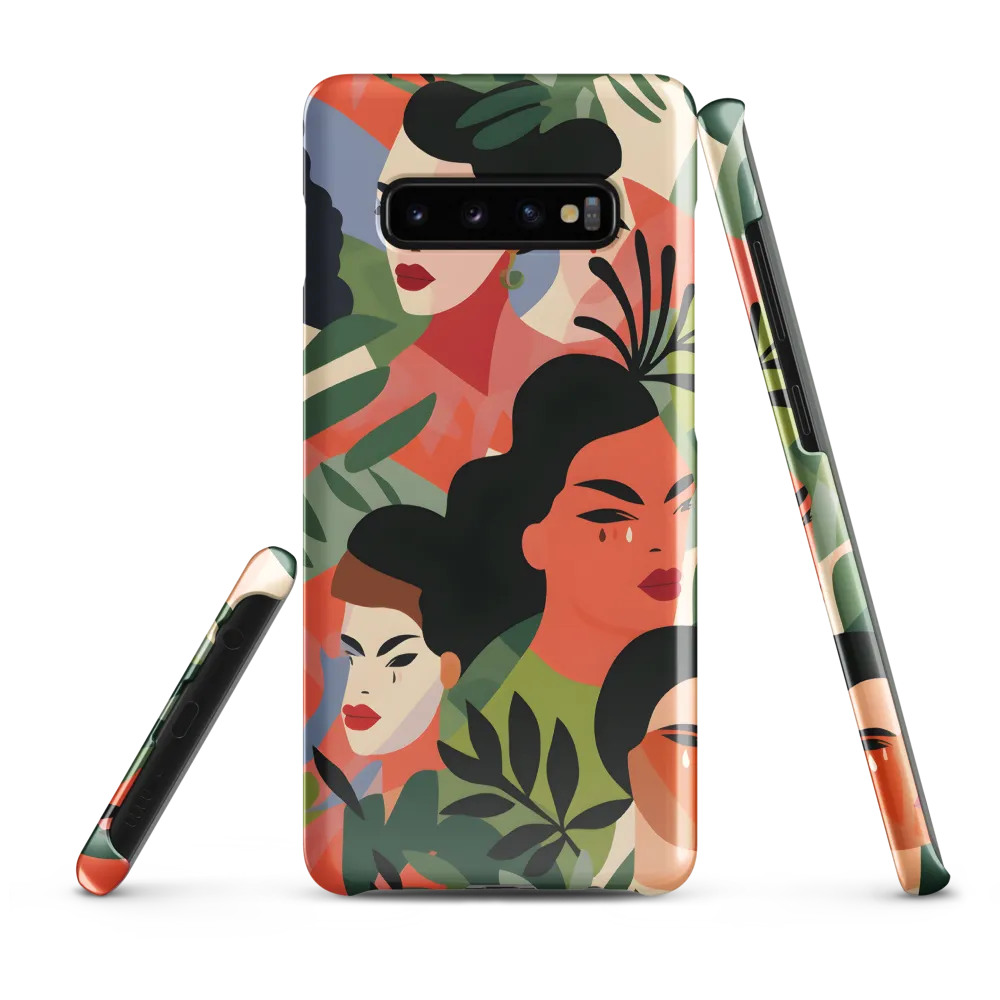 Harmony of Nature and Femininity | Phone Case |  S10 Plus | Snap Case | Glossy