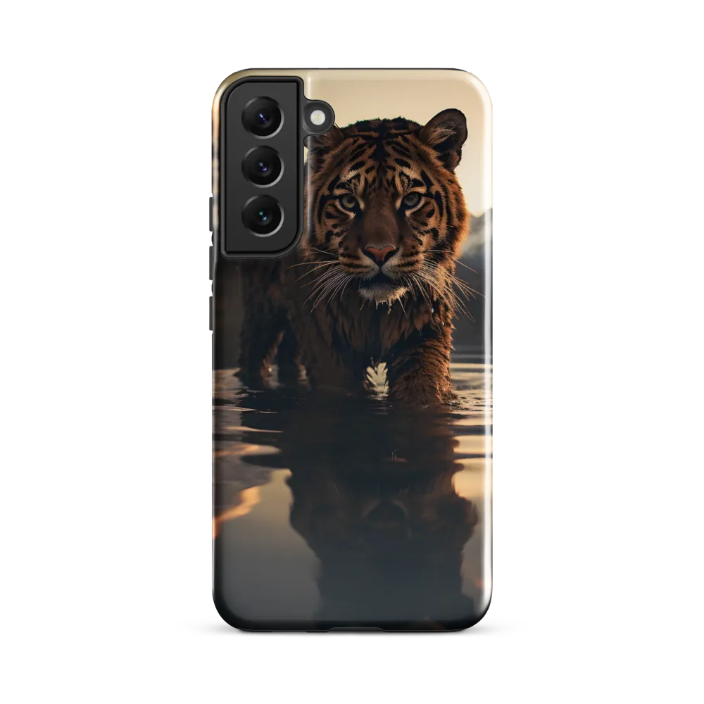 Majestic Reflection: The Tiger's Domain