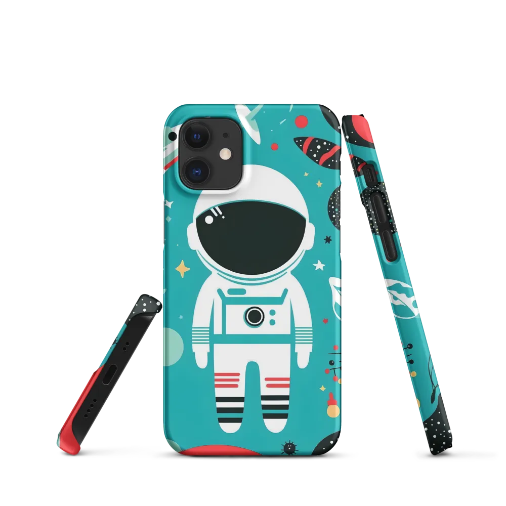 Whimsical Astronaut in Cosmic Wonderland