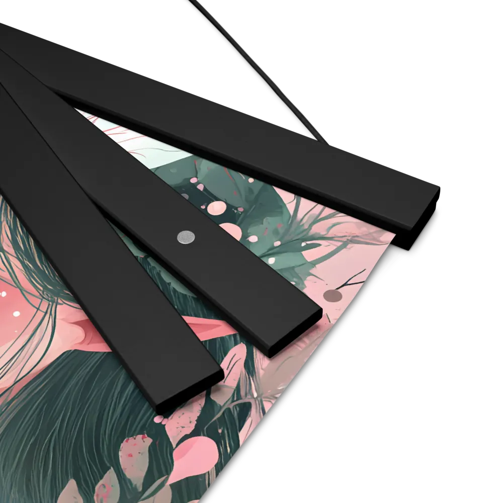Whispers of Nature | Poster With Black Wood Hanger | 12″×12″