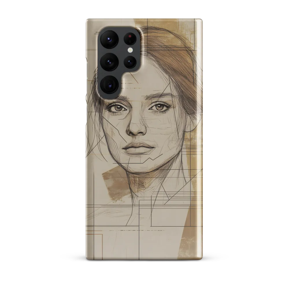 Geometric Elegance: A Modern Portrait