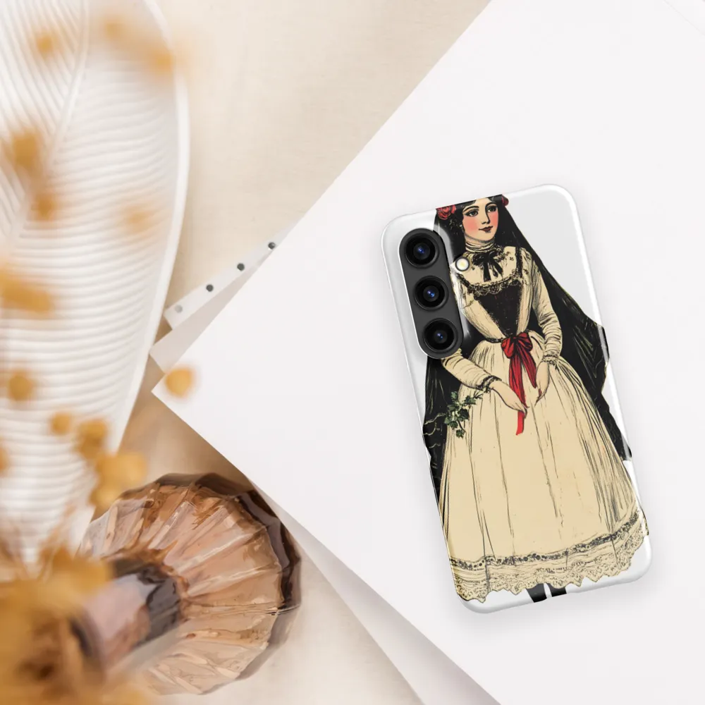 Elegance in Tradition: A Folk Portrait
