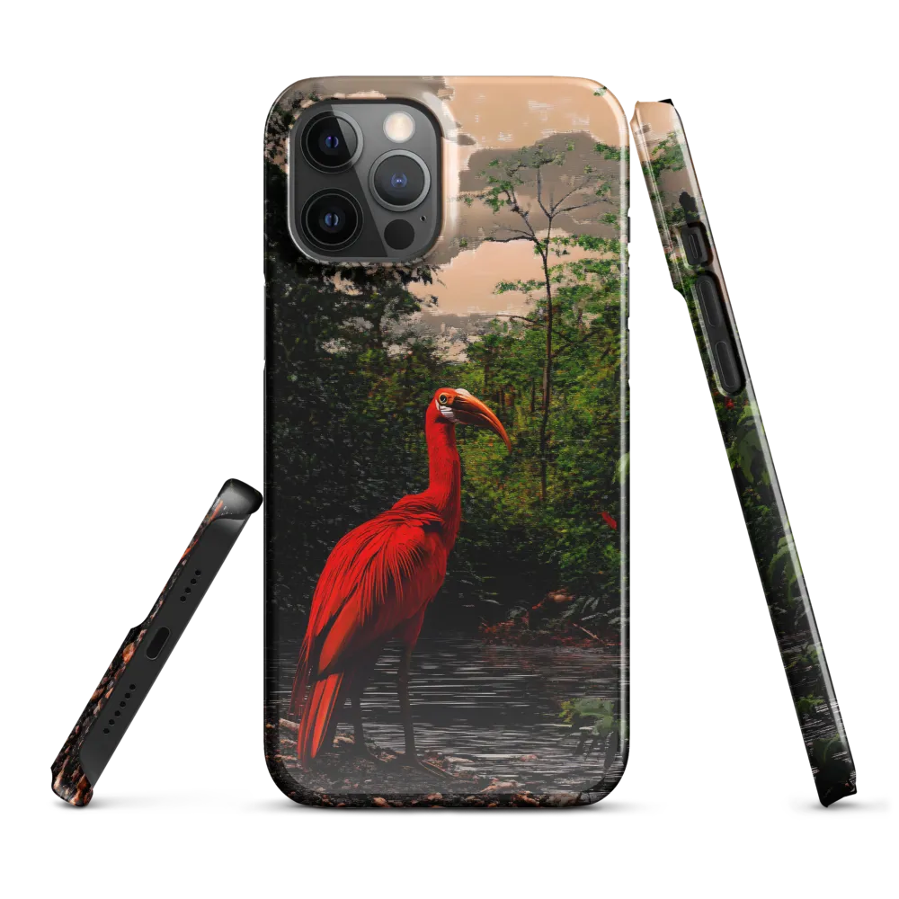 Enigmatic Elegance: The Scarlet Observer