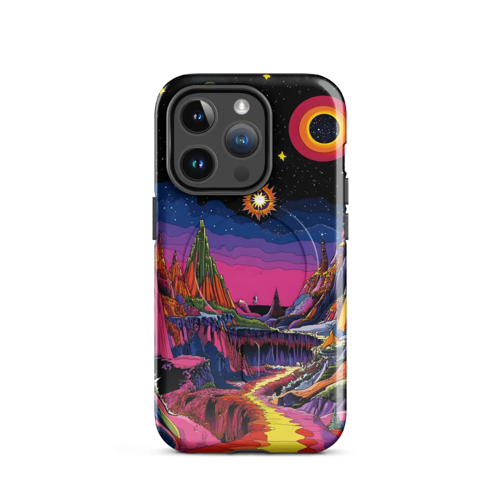 Galactic Wonders: A Journey Through an Alien Landscape | Phone Case |  14 Pro | MagSafe® Tough Case | Glossy