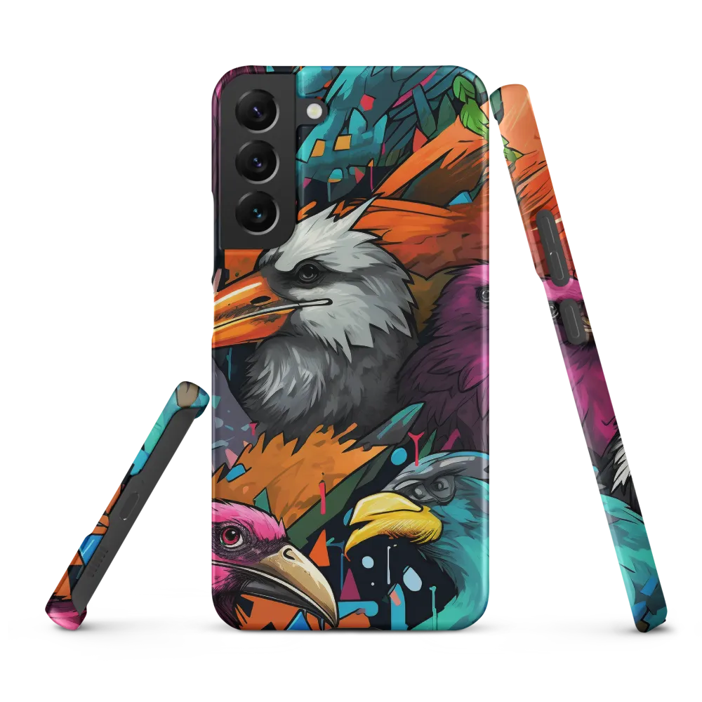 Avian Vortex: A Celebration of Color and Form | Phone Case |  S22 Plus | Snap Case | Matte