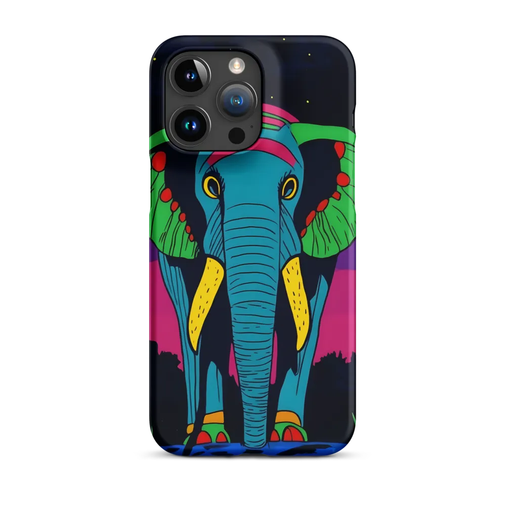 Whimsical Majesty: The Vibrant Elephant