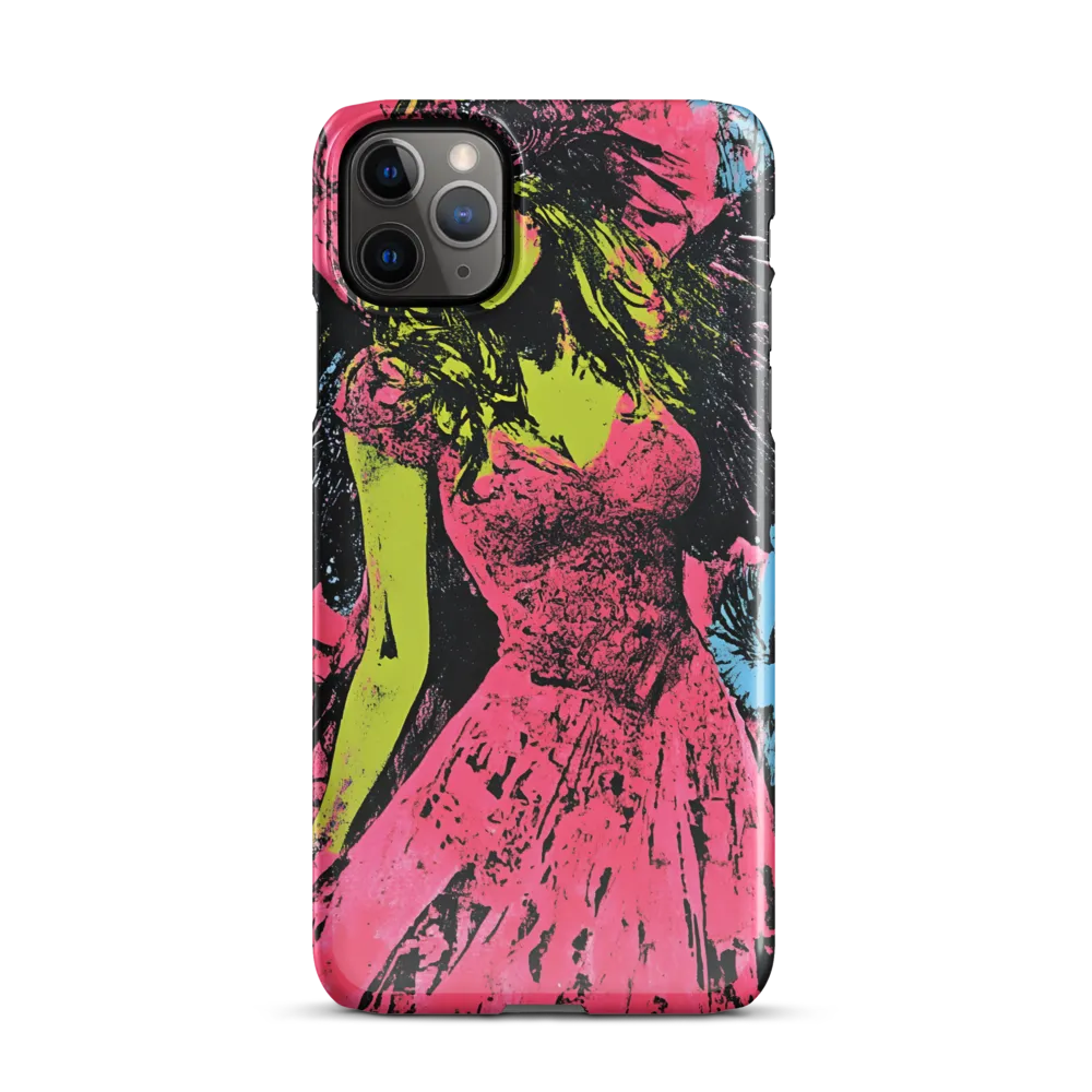 Mystical Angel in Neon Dreams | Phone Case |  11 Pro Max | Snap Case | Glossy