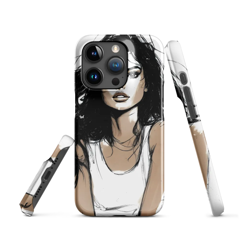 Whispers of Elegance | Phone Case |  15 Pro | Snap Case | Glossy