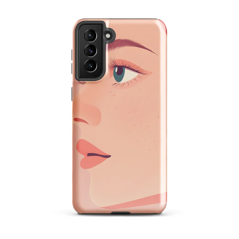 Serenity in Profile | Phone Case |  S21 Plus | Tough Case | Glossy