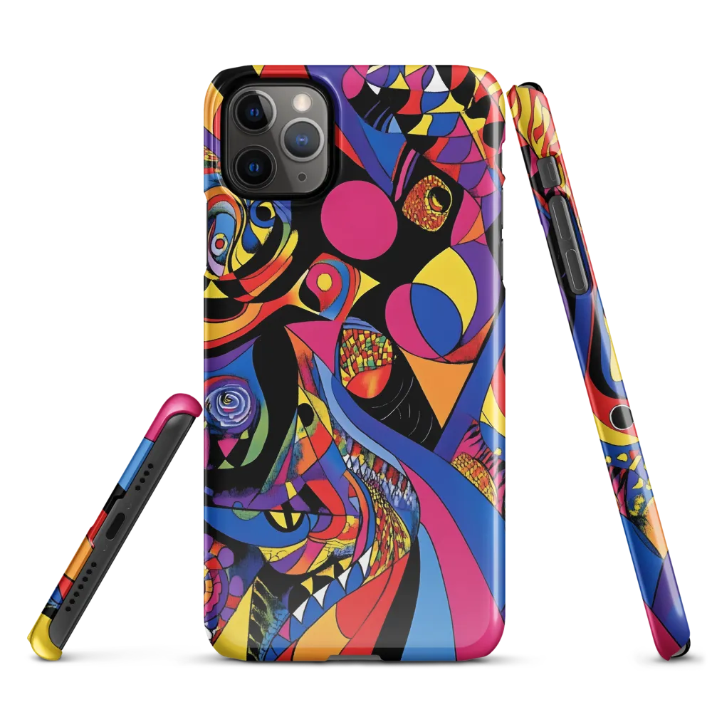 Vibrant Echoes of Geometry | Phone Case |  11 Pro Max | Snap Case | Glossy