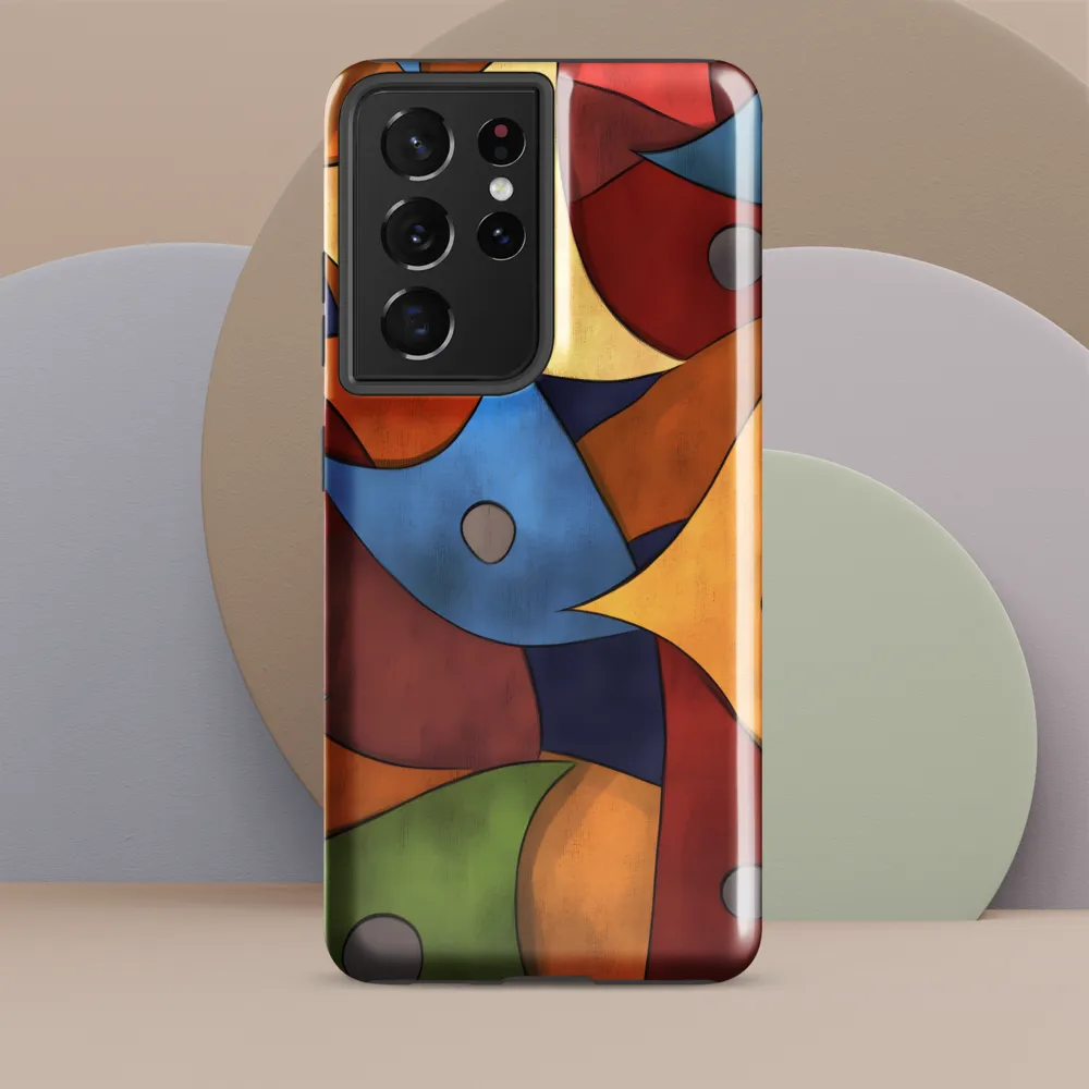 Vibrant Interplay of Shapes