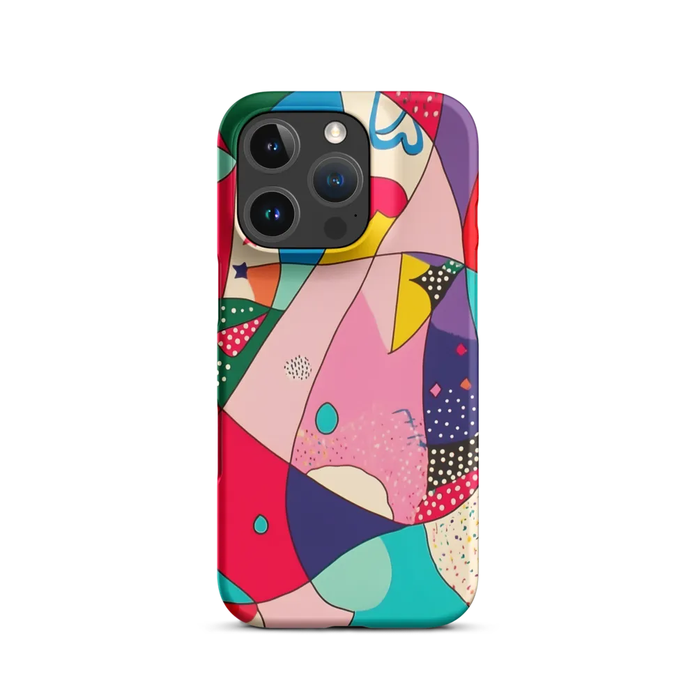 Playful Geometry in Color | Phone Case |  16 Pro | Snap Case | Matte