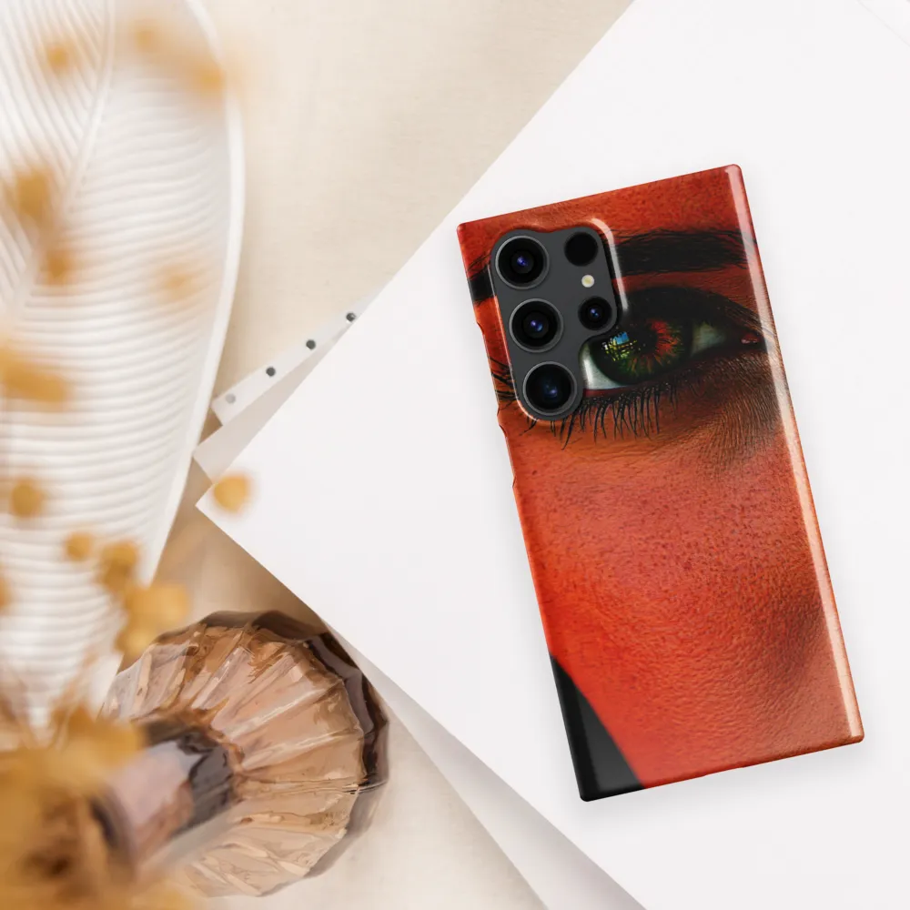 Gaze of Intensity | Phone Case |  S23 Ultra | Snap Case | Glossy