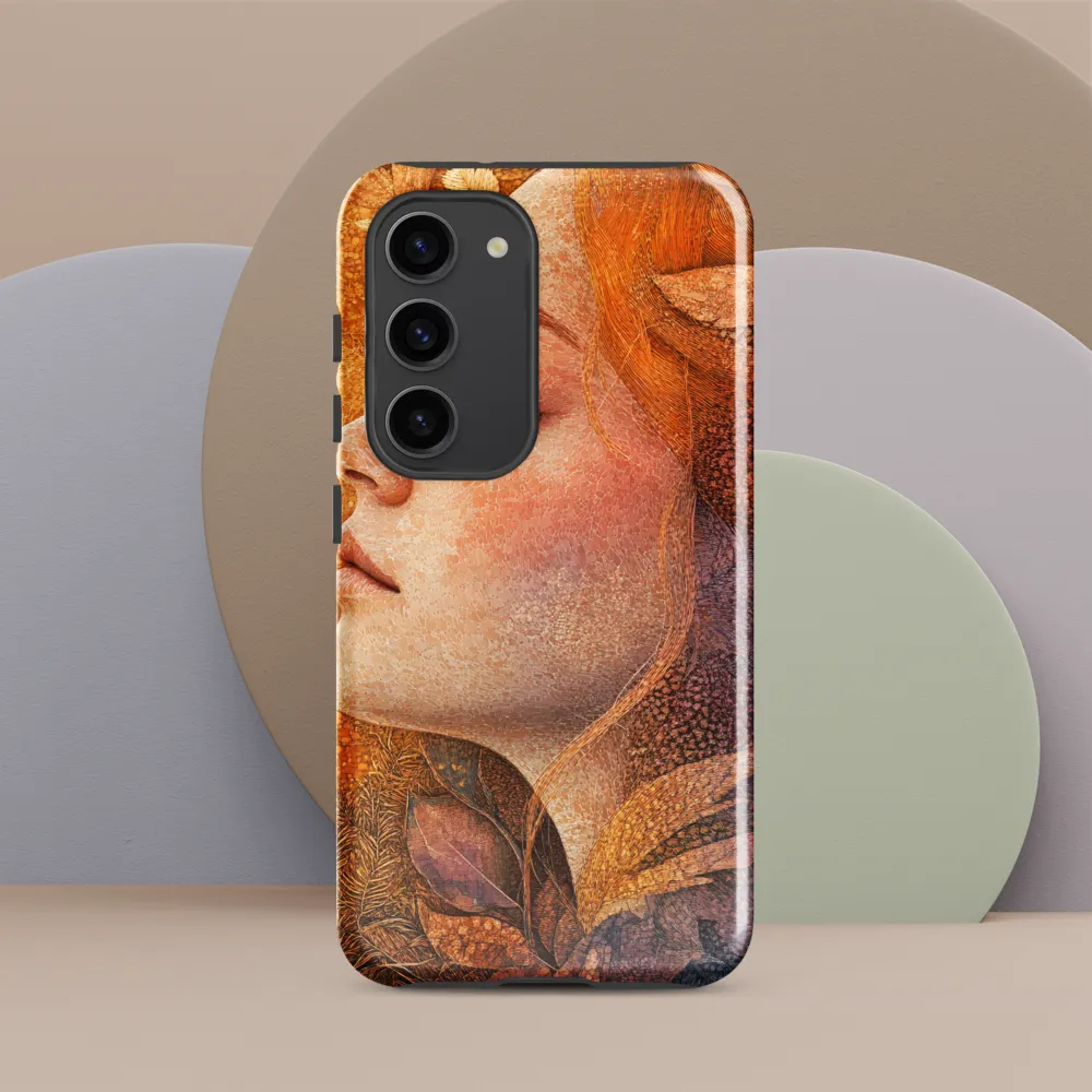 Golden Mosaic: Profile in Autumn Light