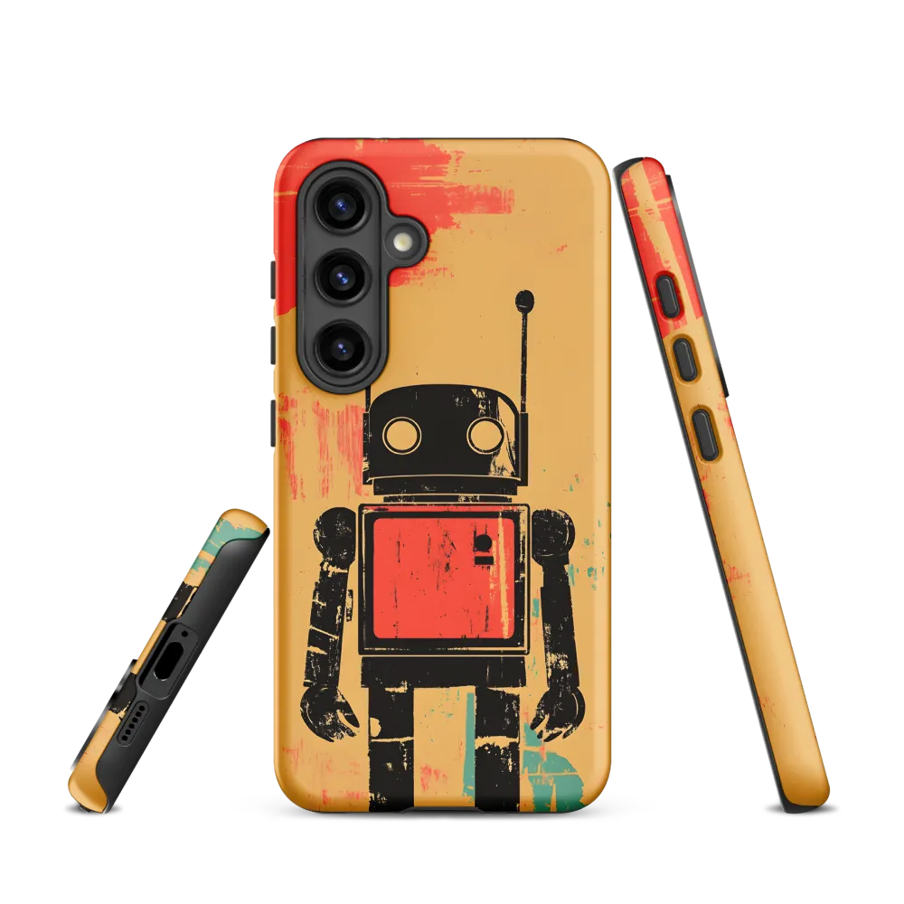 The Retro Robot | Phone Case |  S24 | Tough Case | Matte