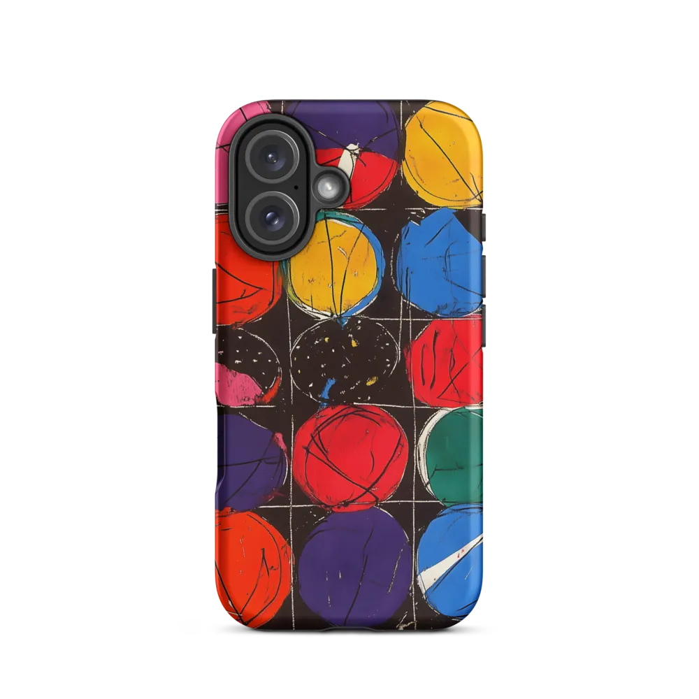 Colorful Circles in Abstract Harmony | Phone Case