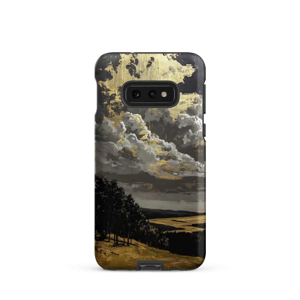 Golden Serenity in a Dramatic Sky