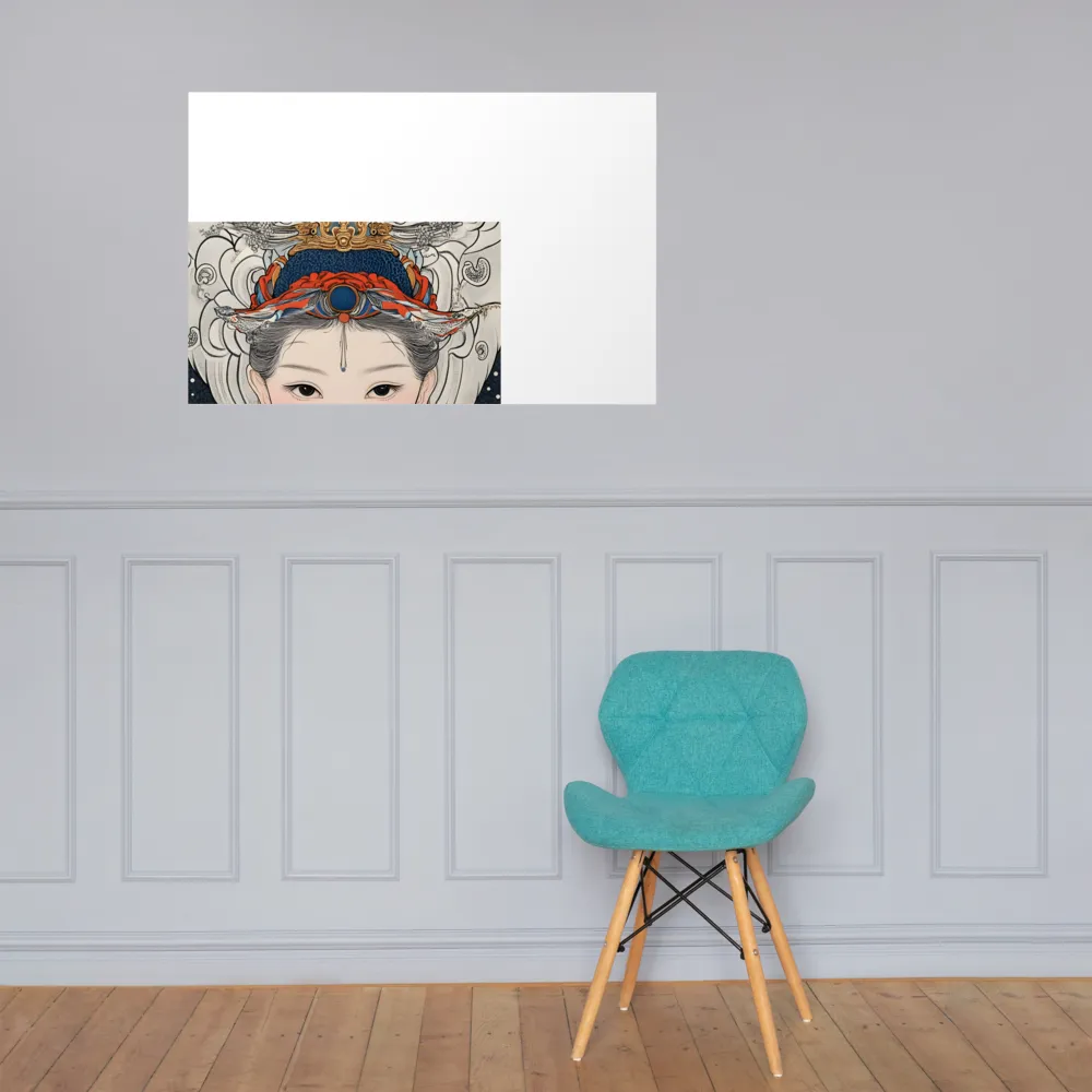 Serenity in Myth: A Traditional Portrait | Poster | 24″×36″